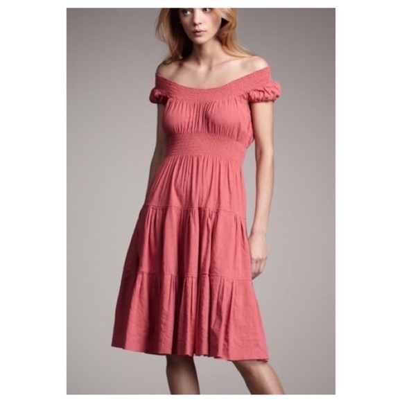 Theory Dresses & Skirts - Theory Haldena Crunch Midi Dress in Rose Size 6